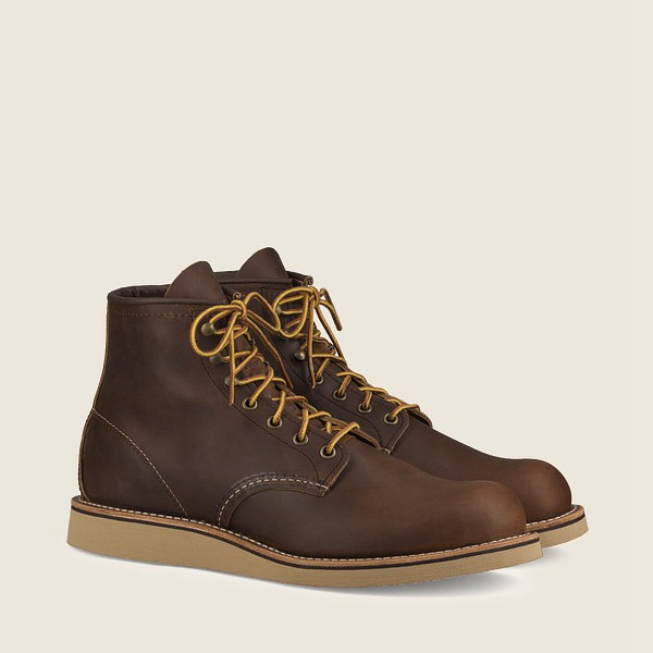 Heritage Støvler Herre - Red Wing Rover - 6-Inchr Rough & Tough Læder - Mørkebrune - KRVHFO-075